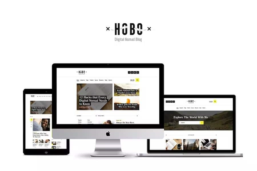 HOBO – DIGITAL NOMAD TRAVEL LIFESTYLE BLOG WORDPRESS THEME